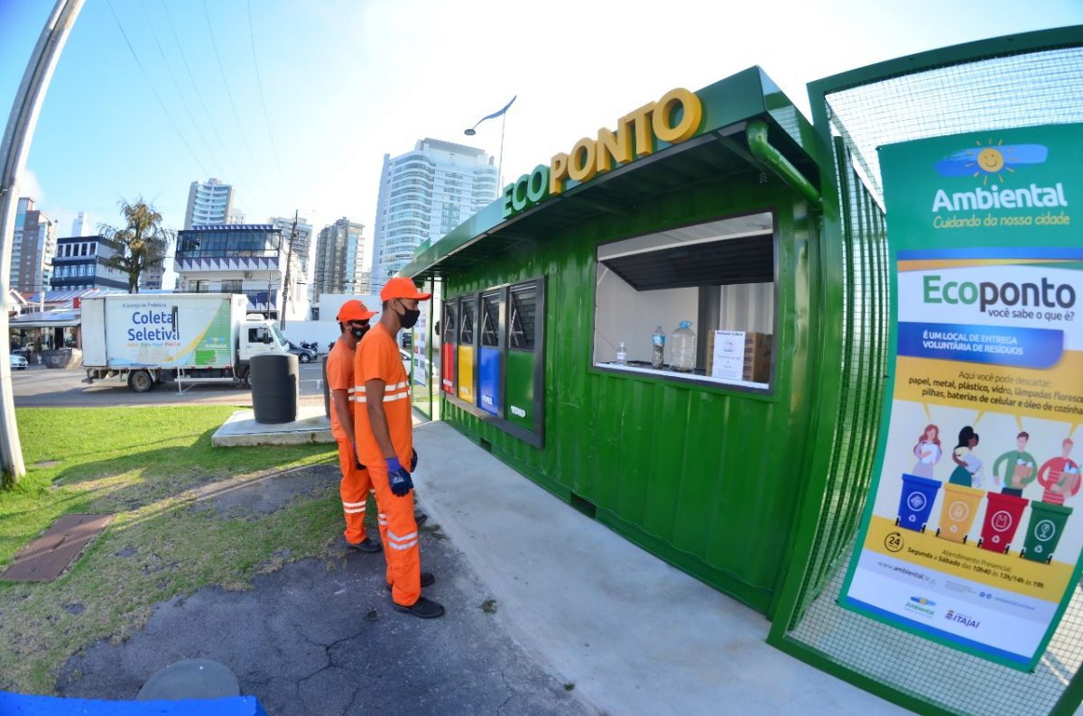 Ecoponto De Itaja Registra Aumento No Descarte Volunt Rio De Res Duos