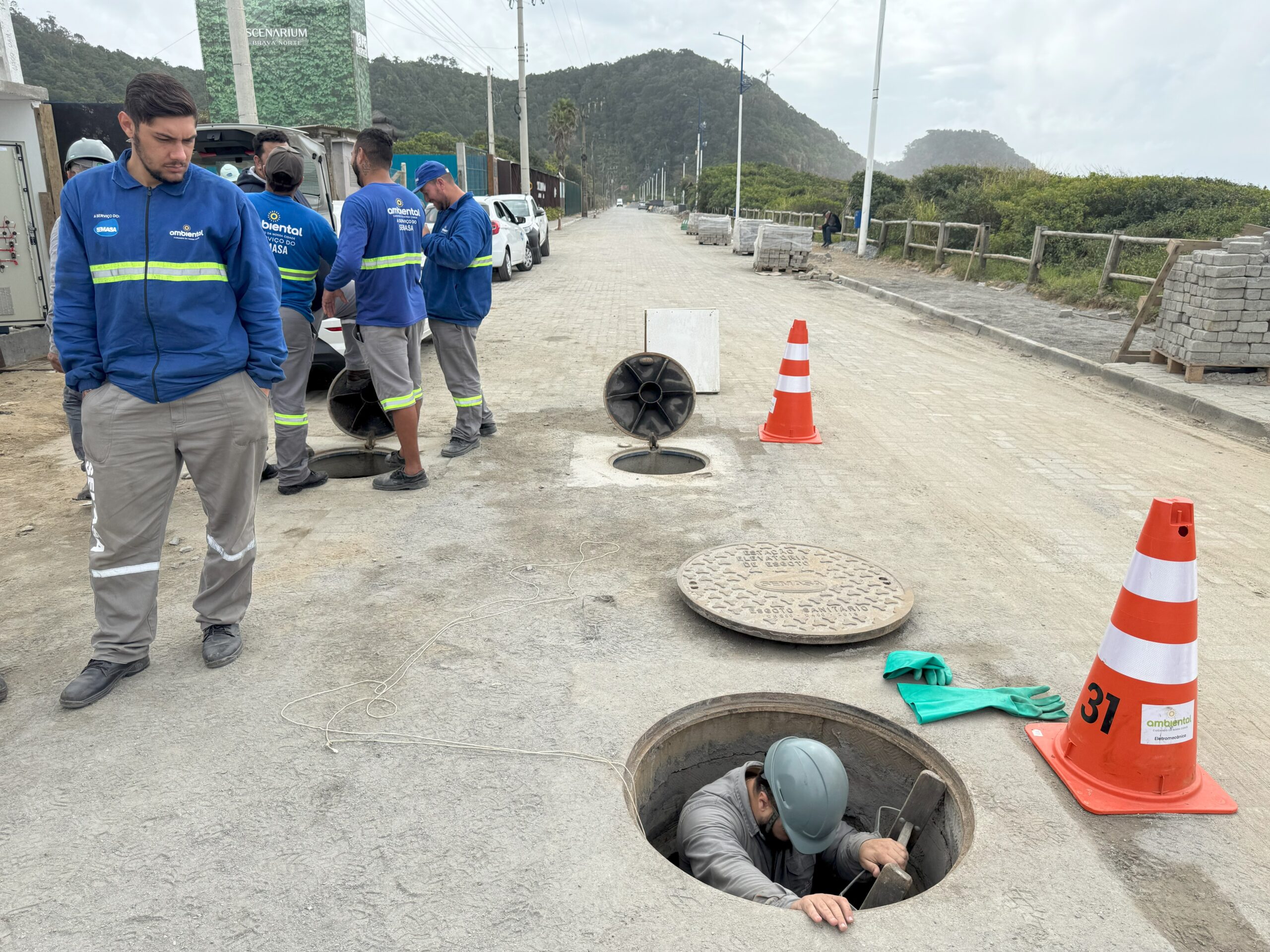 Primeira Estação Elevatória de poço seco de Itajaí entra em operação Primeira Estação Elevatória de poço seco de Itajaí entra em operação