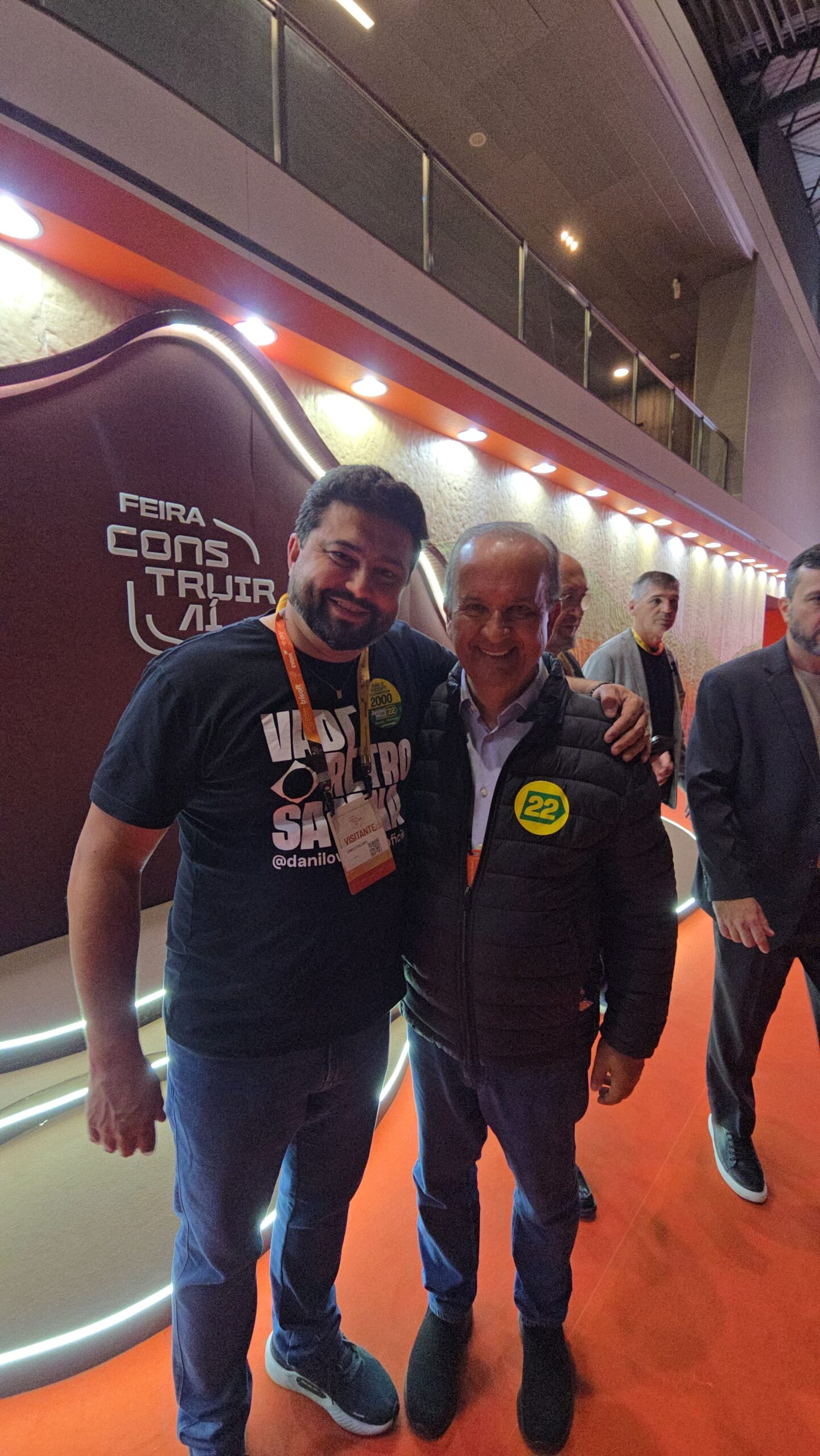 Danilo Visconti e Jorginho Mello unem forças em evento político no Expocentro