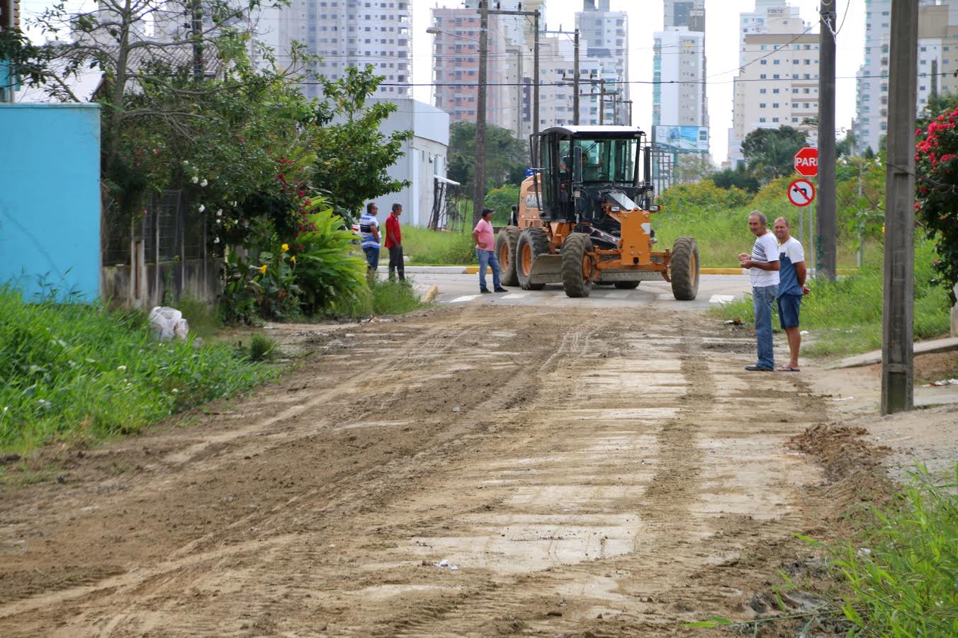 Ruas recebem melhorias no Bairro Morretes