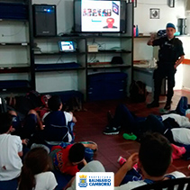 Ronda Escolar realiza palestra no CIEP