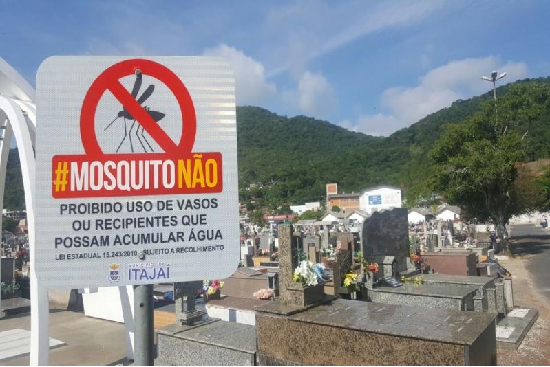 Município reforça ações de prevenção à dengue nos cemitérios