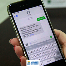 Moradores de Balneário Camboriú já podem receber alertas da Defesa Civil via SMS Moradores de Balneário Camboriú já podem receber alertas da Defesa Civil via SMS