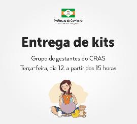 Secretaria de Assistência Social entrega kits para gestantes de Camboriú