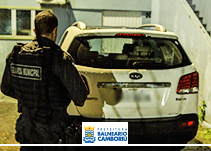 Guarda Municipal apreende veículo clonado e mais de 200 mil reais em mercadorias falsificadas com auxílio dos totens