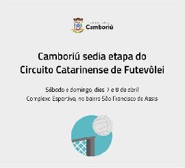 Camboriú sediará competição de futevôlei nesse final de semana