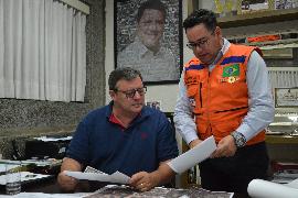 Coordenador geral da Defesa Civil Nacional conhece projetos e realidade de Camboriú Coordenador geral da Defesa Civil Nacional conhece projetos e realidade de Camboriú