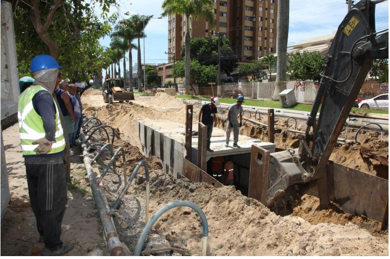 Macrodrenagem da avenida Joca Brandão tem nova etapa contra alagamentos