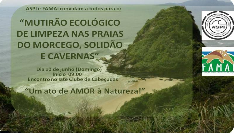 Mutirão de limpeza será realizado nas praias de Itajaí neste domingo (10) Mutirão de limpeza será realizado nas praias de Itajaí neste domingo (10)