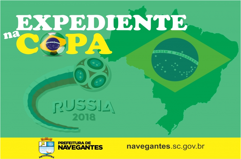 PREFEITURA DE NAVEGANTES DECRETA HORÁRIO ESPECIAL DURANTE A COPA