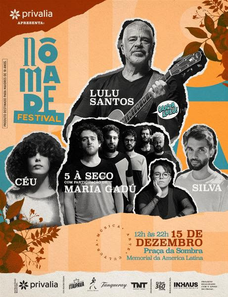 Privalia apresenta Nômade Festival com Lulu Santos
