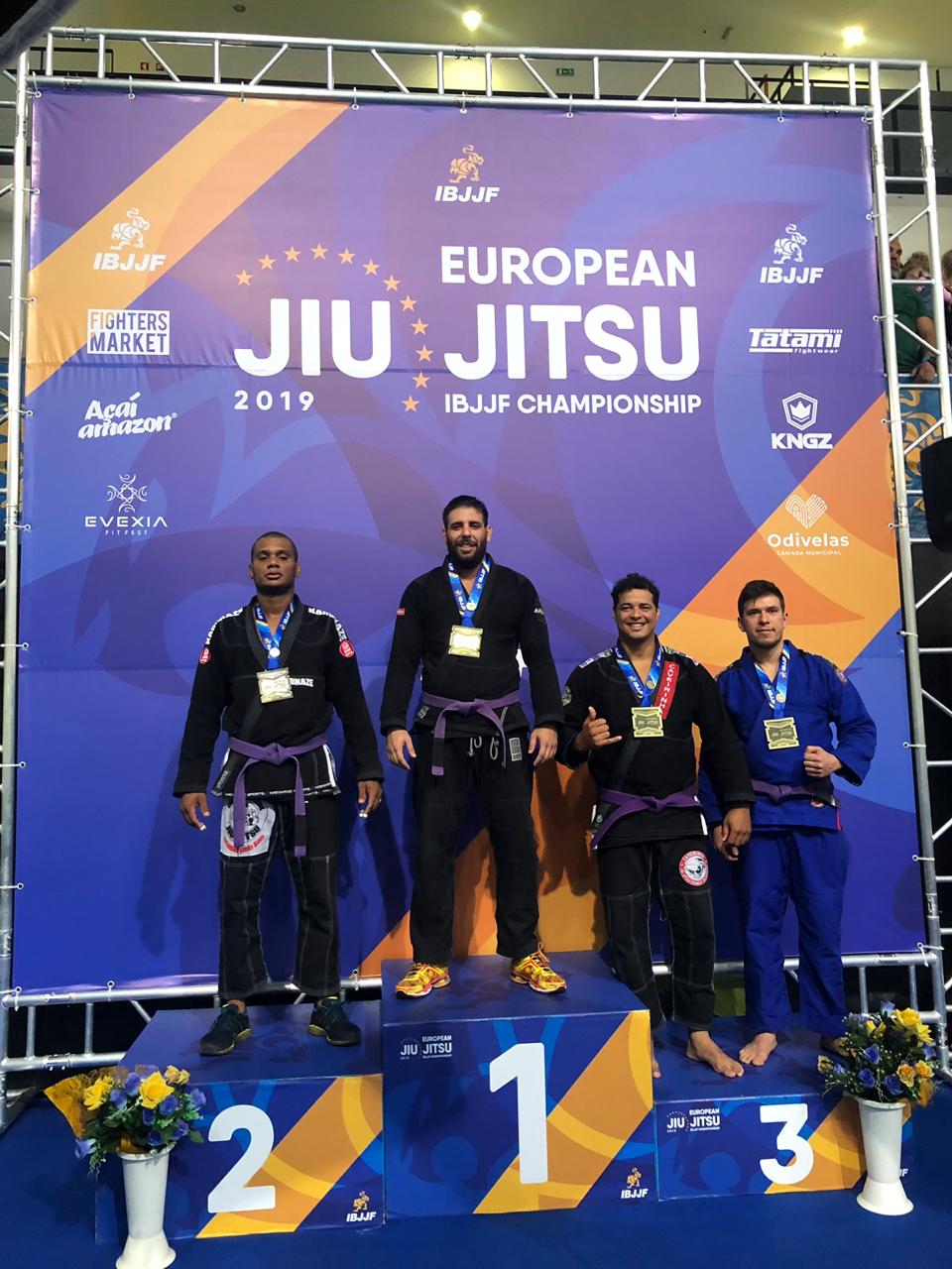 Atletas de Itajaí se destacam em Campeonato Europeu de Jiu-Jitsu
