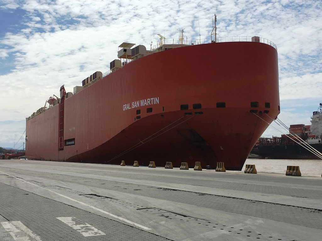 Porto de Itajaí recebe Décima Sexta atracação da montadora General Motors