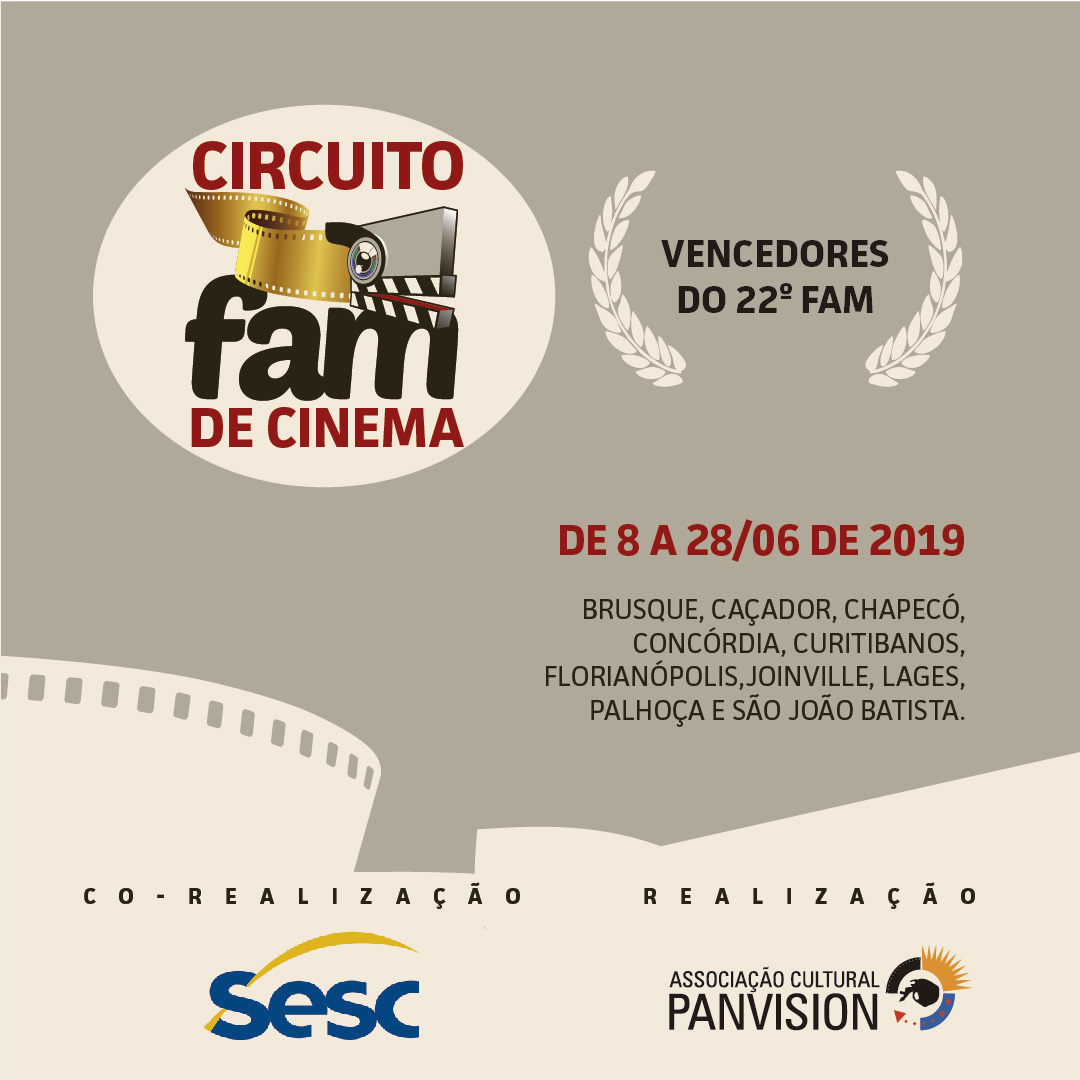 Circuito FAM de Cinema completa 15 anos e percorre 10 cidades de SC Circuito FAM de Cinema completa 15 anos e percorre 10 cidades de SC