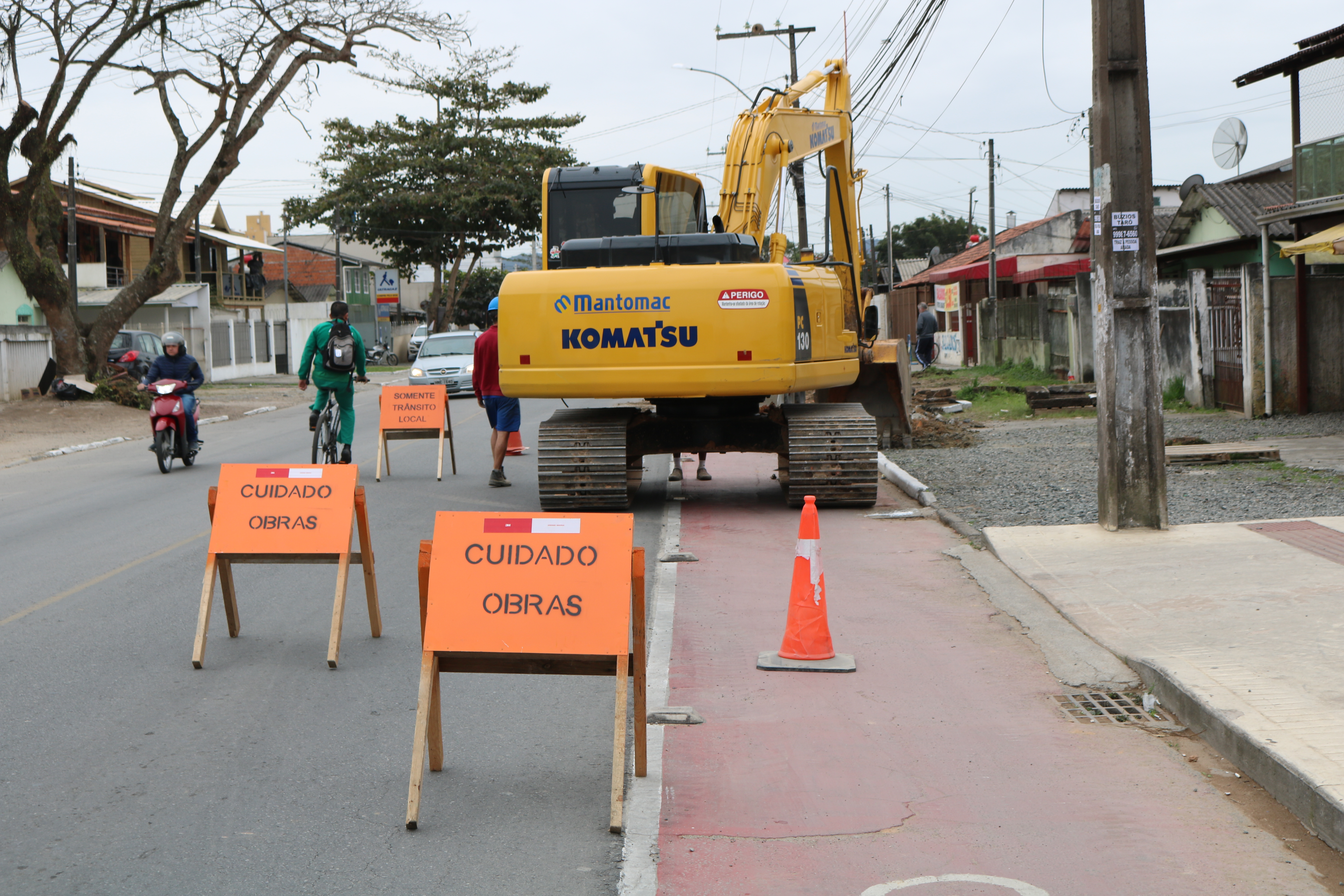 Iniciadas as obras de reurbanização da avenida Campos Novos