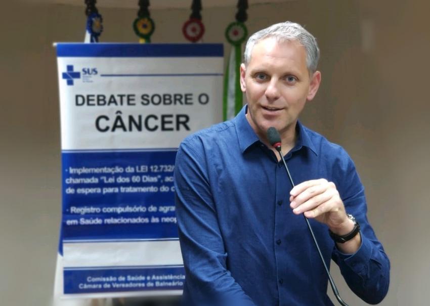 Projeto do vereador Joceli Nazari confirma o diagnóstico de suspeitas de câncer com mais celeridade