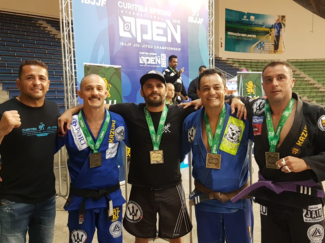 Lutadores de BC conquistam medalhas em evento internacional de Jiu-Jitsu