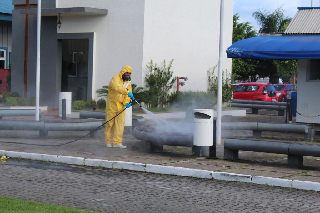 Prefeitura de BC inicia sanitização das ruas, avenidas e espaços públicos