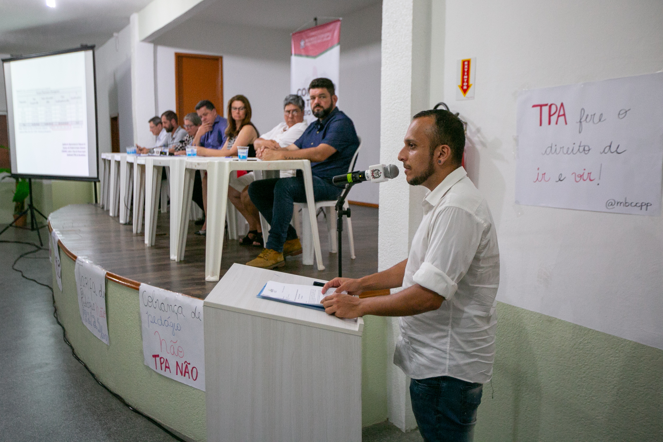 Lideranças de Porto Belo se manifestam contra cobrança de pedágios urbanos