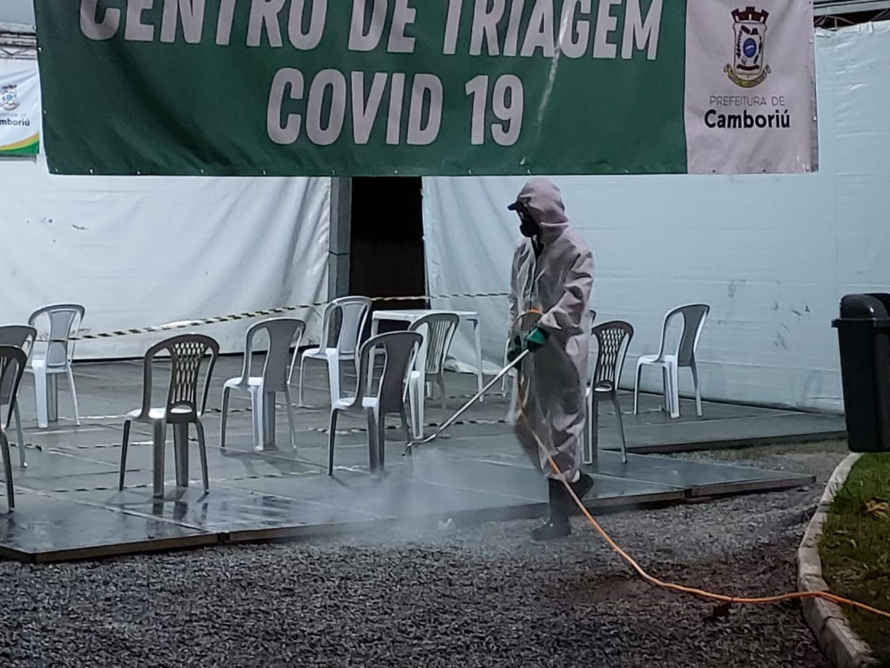 Prefeitura de Camboriú realiza higienização do HCC e Unidades Básicas de Saúde