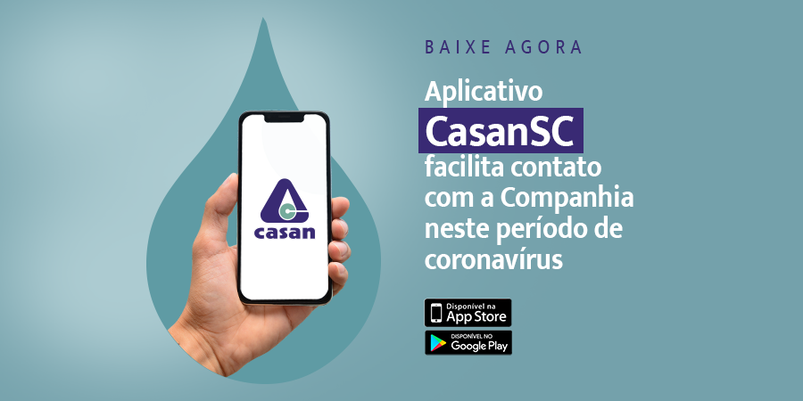 Todos os serviços da CASAN estão disponibilizados de forma remota