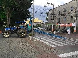 Prefeitura de Camboriú realiza higienização nas ruas da cidade