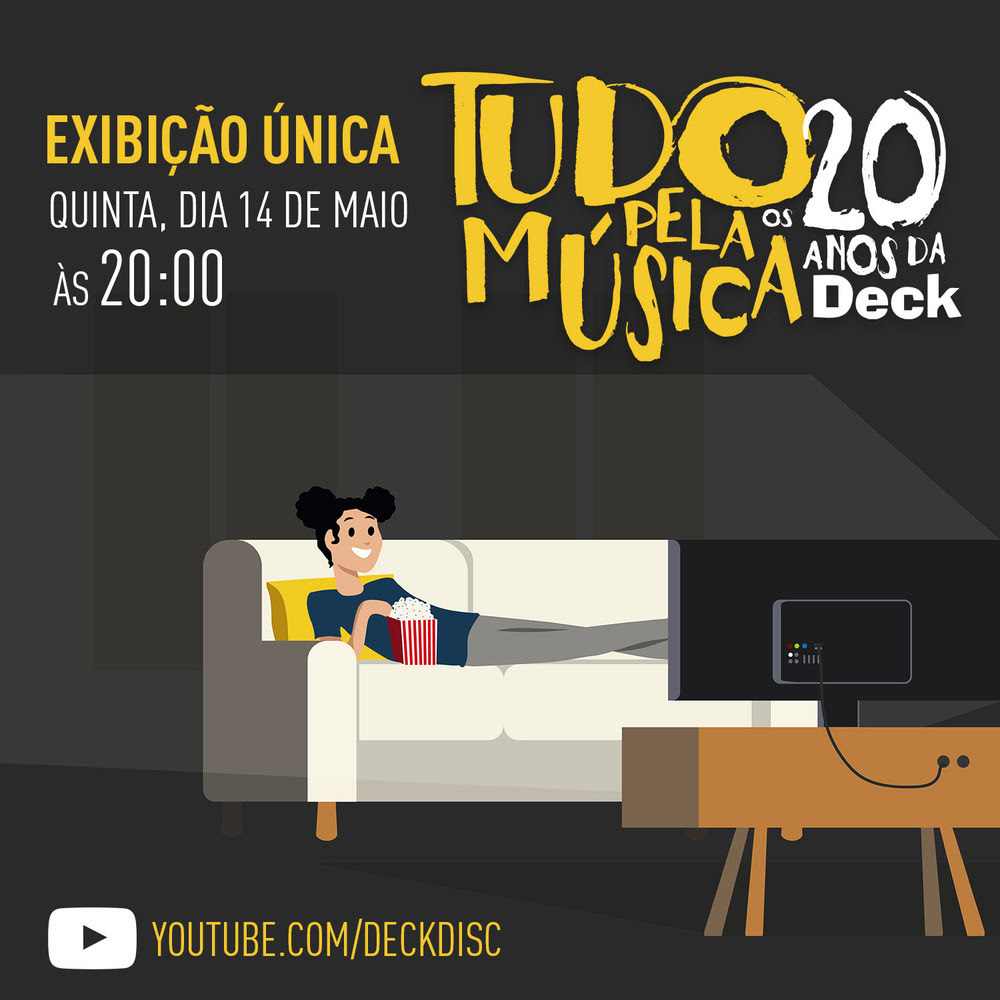 Premiado nos EUA, documentário da gravadora Deck será exibido em sessão única no YouTube