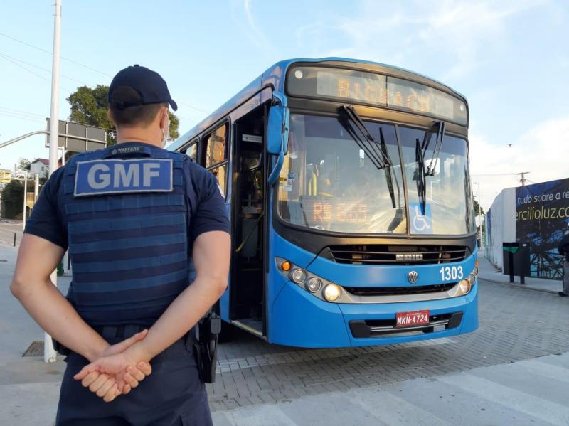 Guarda Municipal inicia mais um dia de fiscalização intensa do transporte coletivo