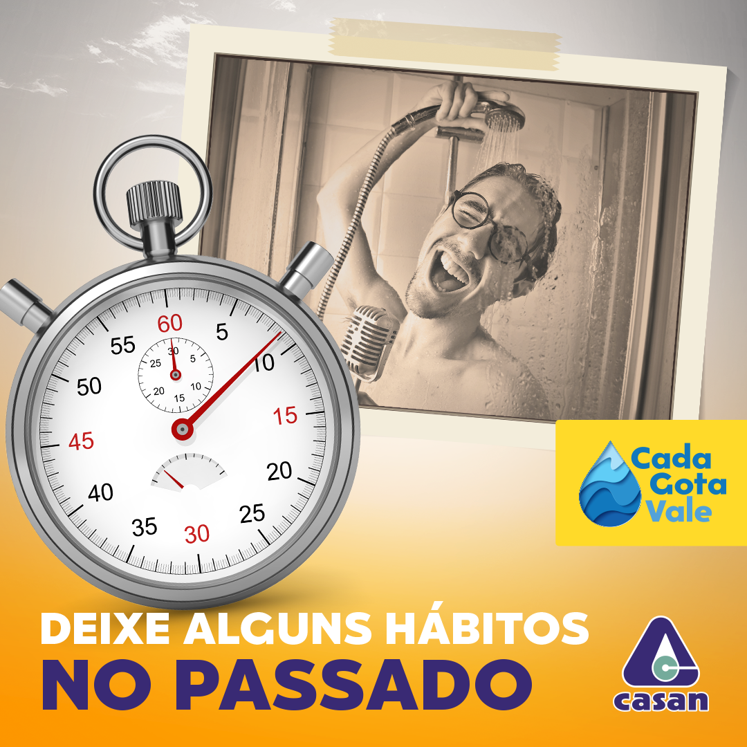 CASAN lança campanha “Deixe alguns hábitos no passado”