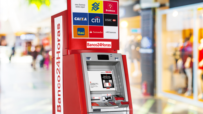 Município de Garuva terá caixa eletrônico do Banco24Horas
