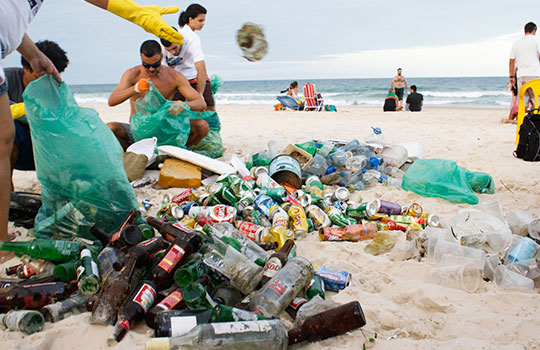 Câmara de Vereadores participa do mutirão “Praia Limpa”