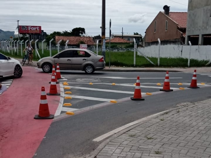 Mudança no sentido das vias do Binário do Aeroporto em Navegantes foi positiva