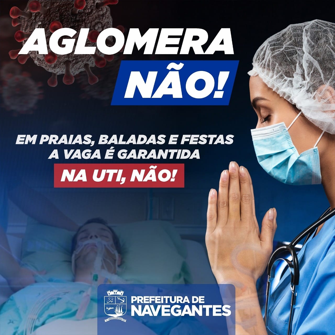 COVID-19: NÃO AGLOMERE! COVID-19: NÃO AGLOMERE!
