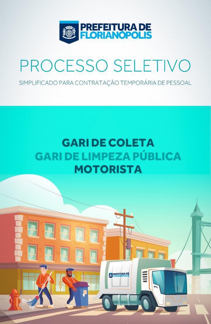 Estamos Contratando: Prefeitura abre 134 vagas temporárias para gari e 19 para motorista Estamos Contratando: Prefeitura abre 134 vagas temporárias para gari e 19 para motorista