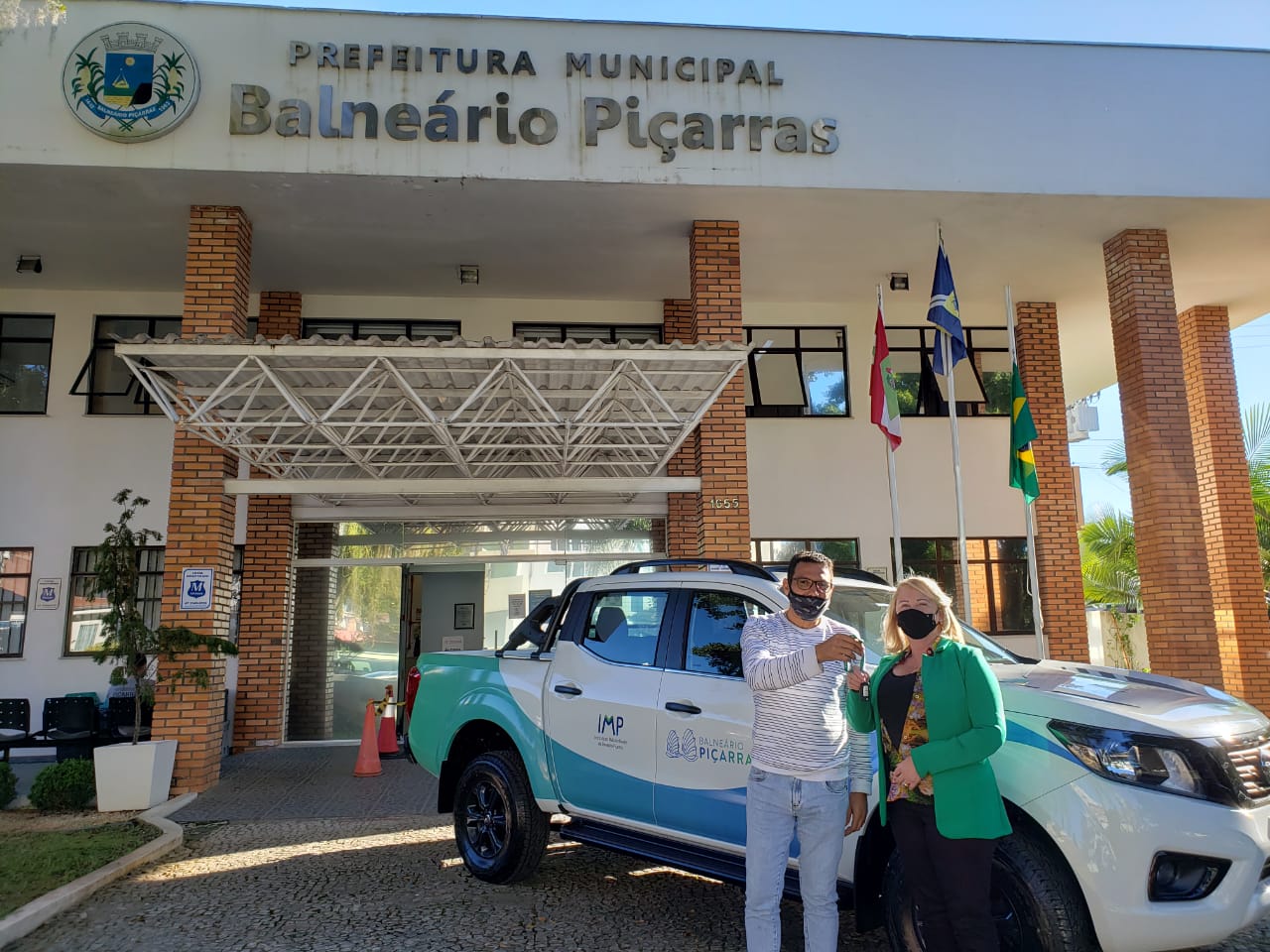 Projeto Recicla Aí: IMP recebe pick-up zero quilômetro para ajudar nas atividades externas Projeto Recicla Aí: IMP recebe pick-up zero quilômetro para ajudar nas atividades externas