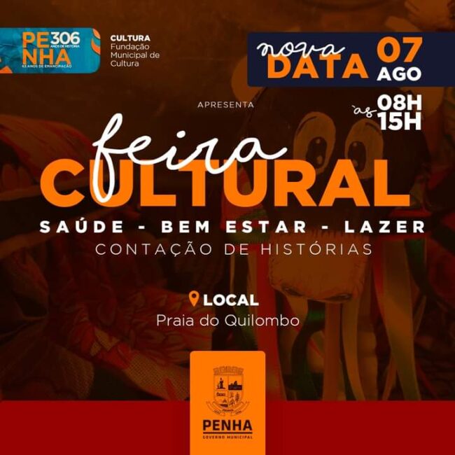 Feira Cultural é promovida na Praia do Quilombo com apoio da Prefeitura de Penha
