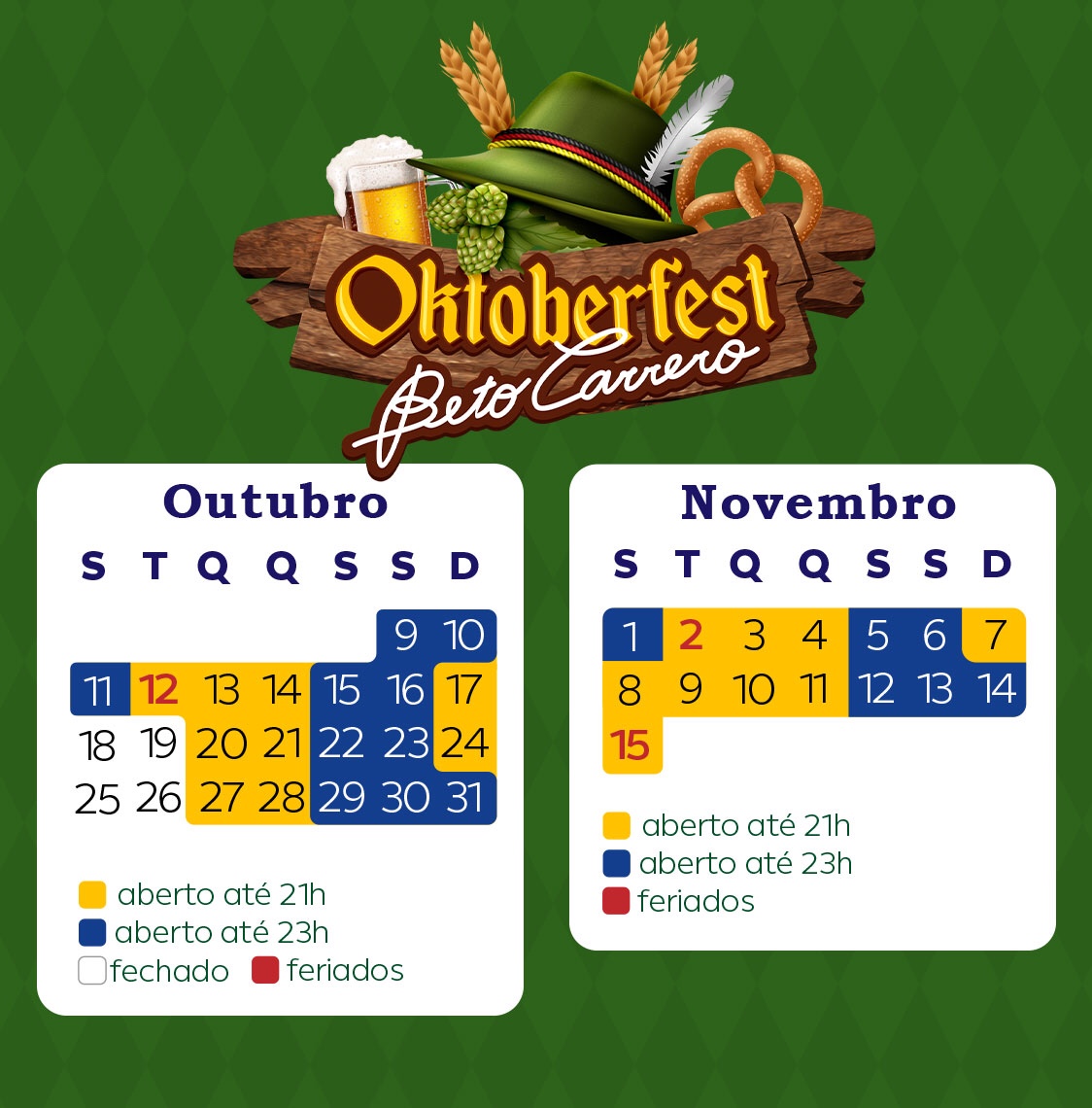 Fritz prepara o traje, veeem aí: Oktoberfest Beto Carrero!