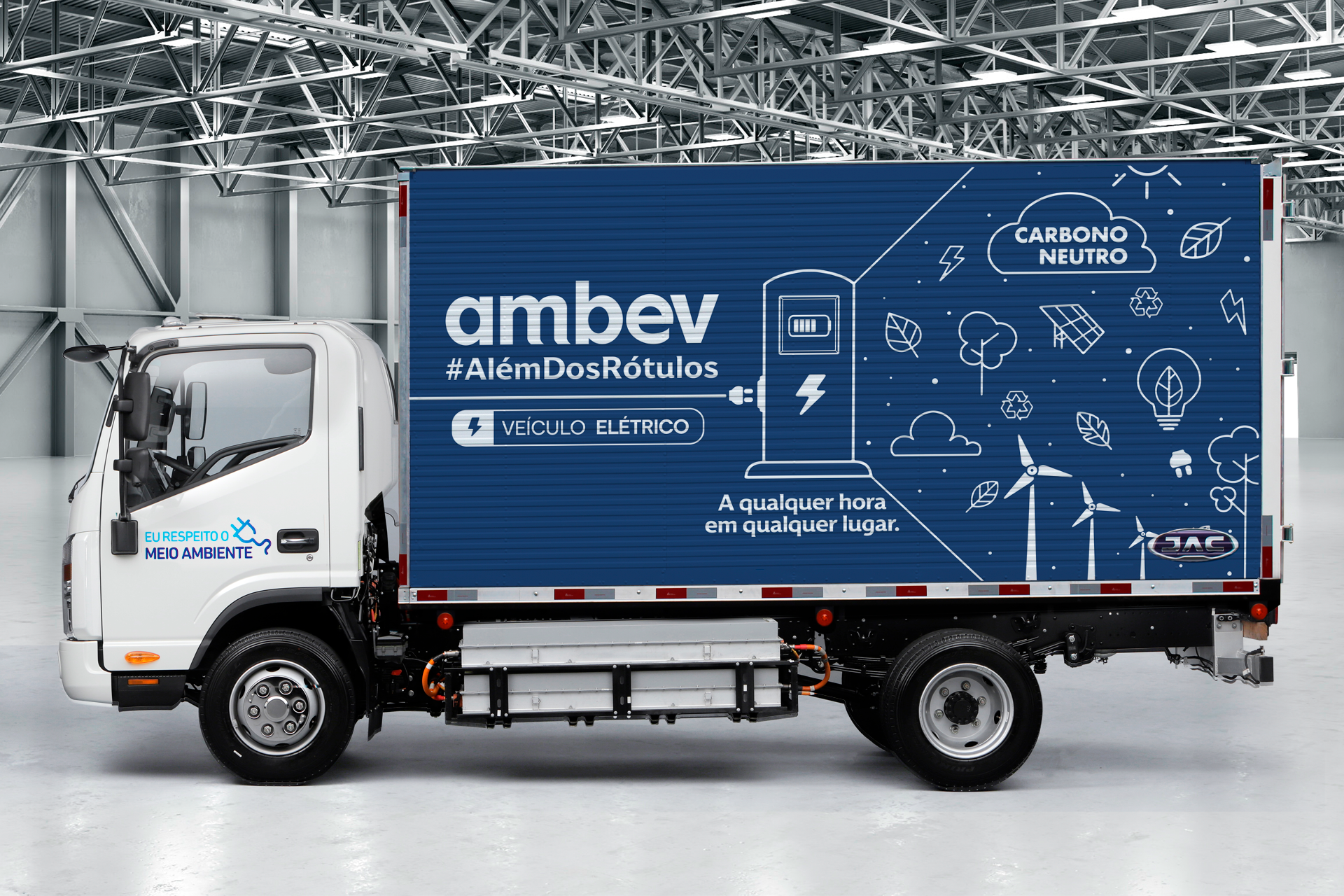 “Sustentabilidade”: Ambev fecha acordo com JAC Motors e aumenta sua frota de veículos elétricos