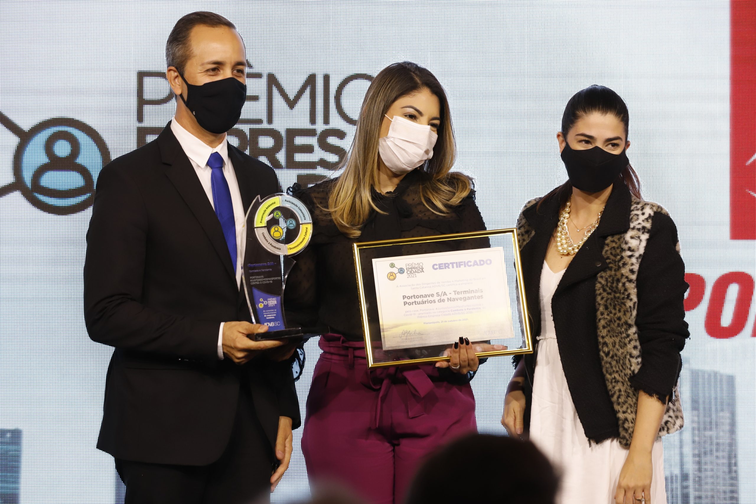 Portonave recebe o Prêmio Empresa Cidadã 2021 da ADVB