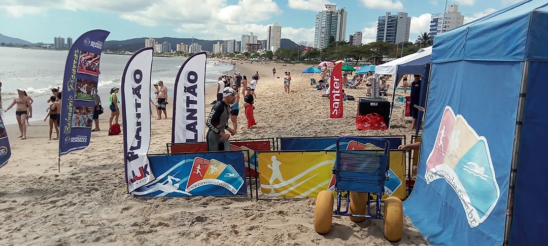 Balneário Piçarras recebe centenas de competidores em provas de corrida e natação
