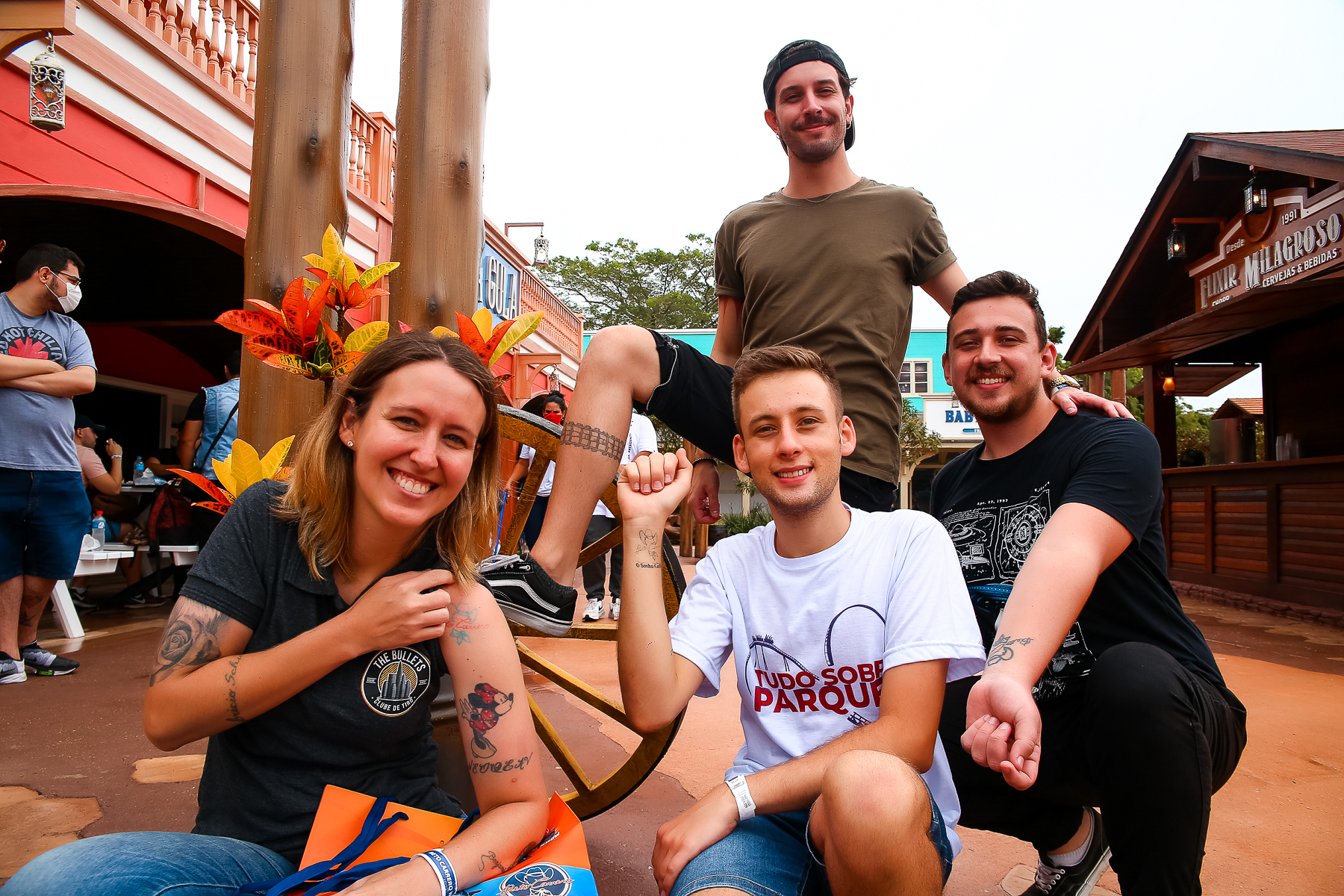 “O Rebuliço”: Fãs do Beto Carrero realizam volta inaugural do novo brinquedo radical