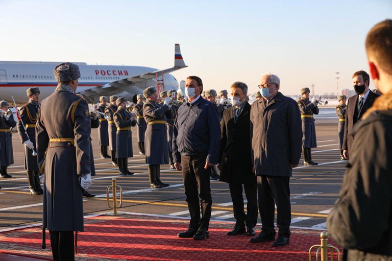 “Cooperação Bilateral”: Presidente Jair Bolsonaro já está em Moscou para visita oficial à Rússia