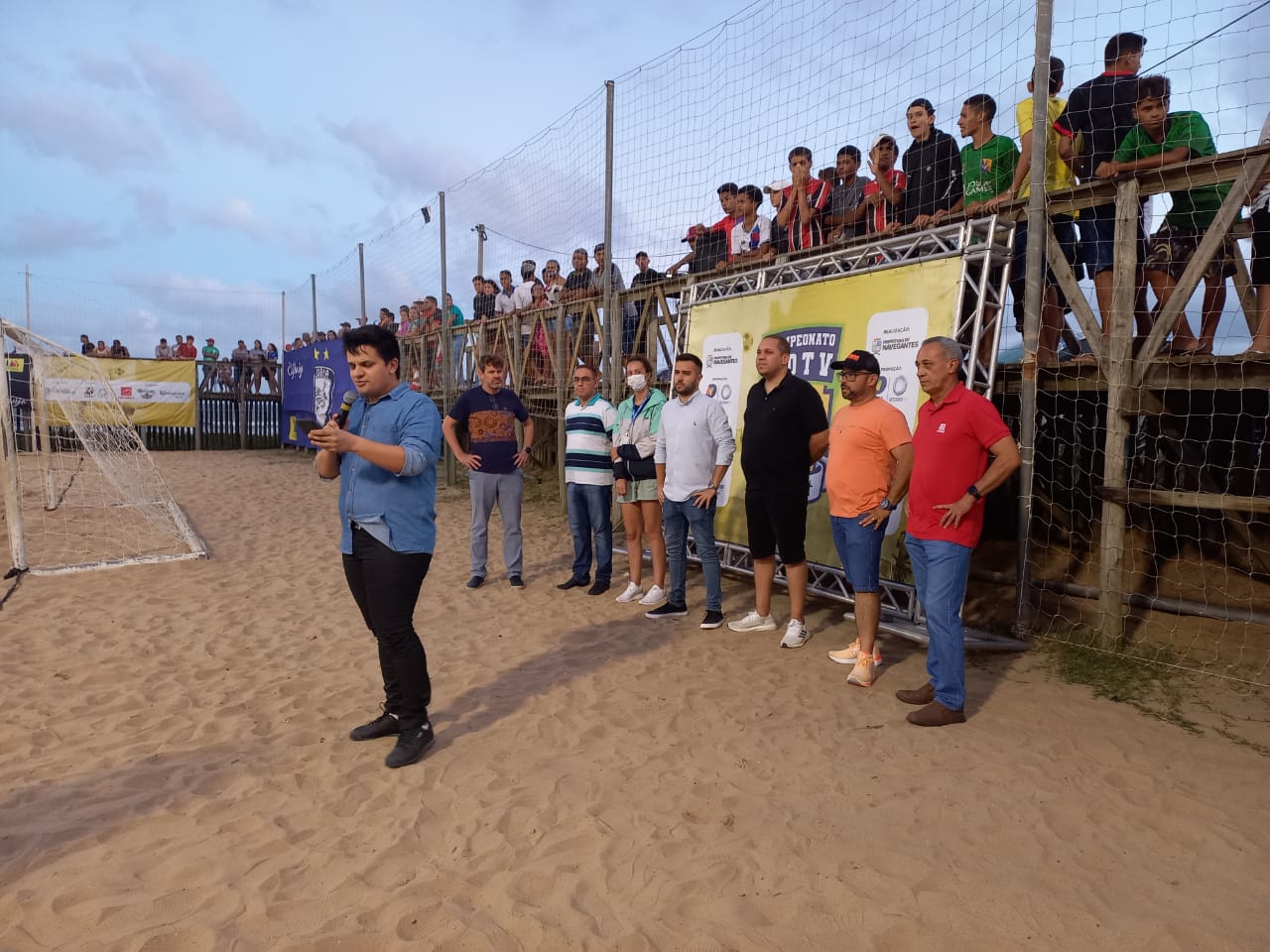 “Futebol de Areia de Navegantes” Portonave participa da abertura do Campeonato “Futebol de Areia de Navegantes” Portonave participa da abertura do Campeonato
