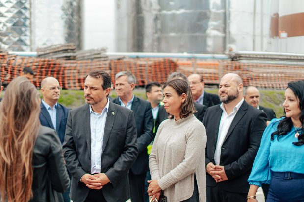 Governador visita nova unidade da JBS Biodiesel em Mafra Governador visita nova unidade da JBS Biodiesel em Mafra