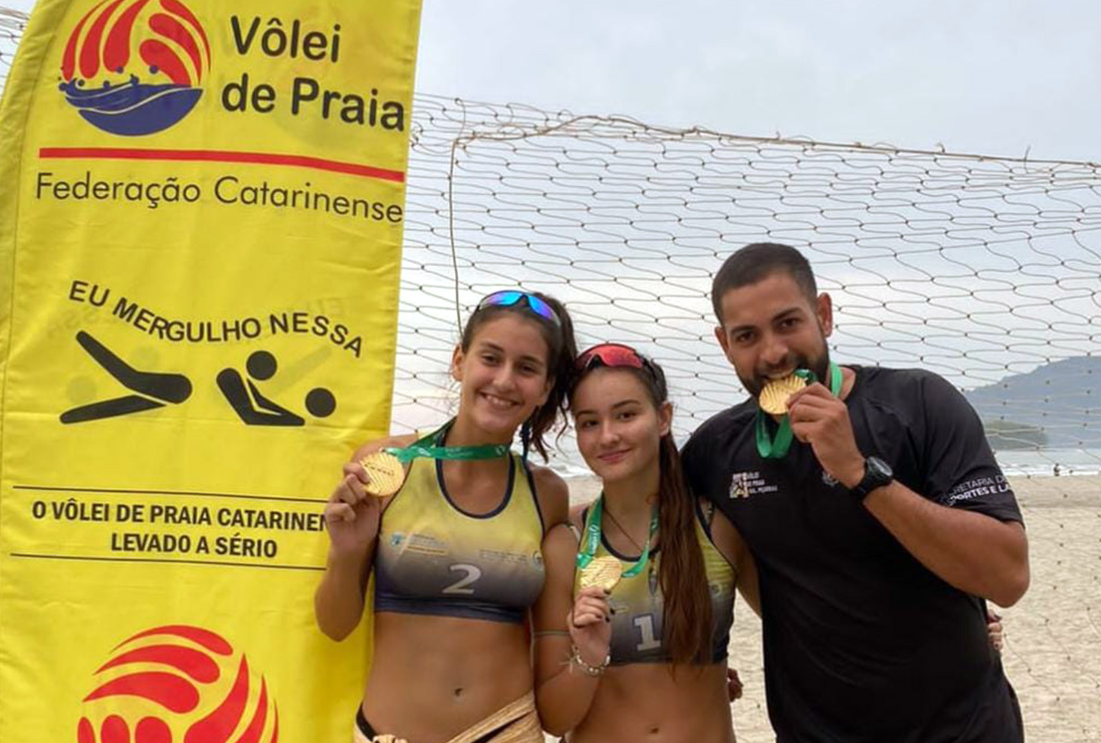 Atleta de Balneário Piçarras é campeã da segunda etapa do Circuito Catarinense de vôlei de praia