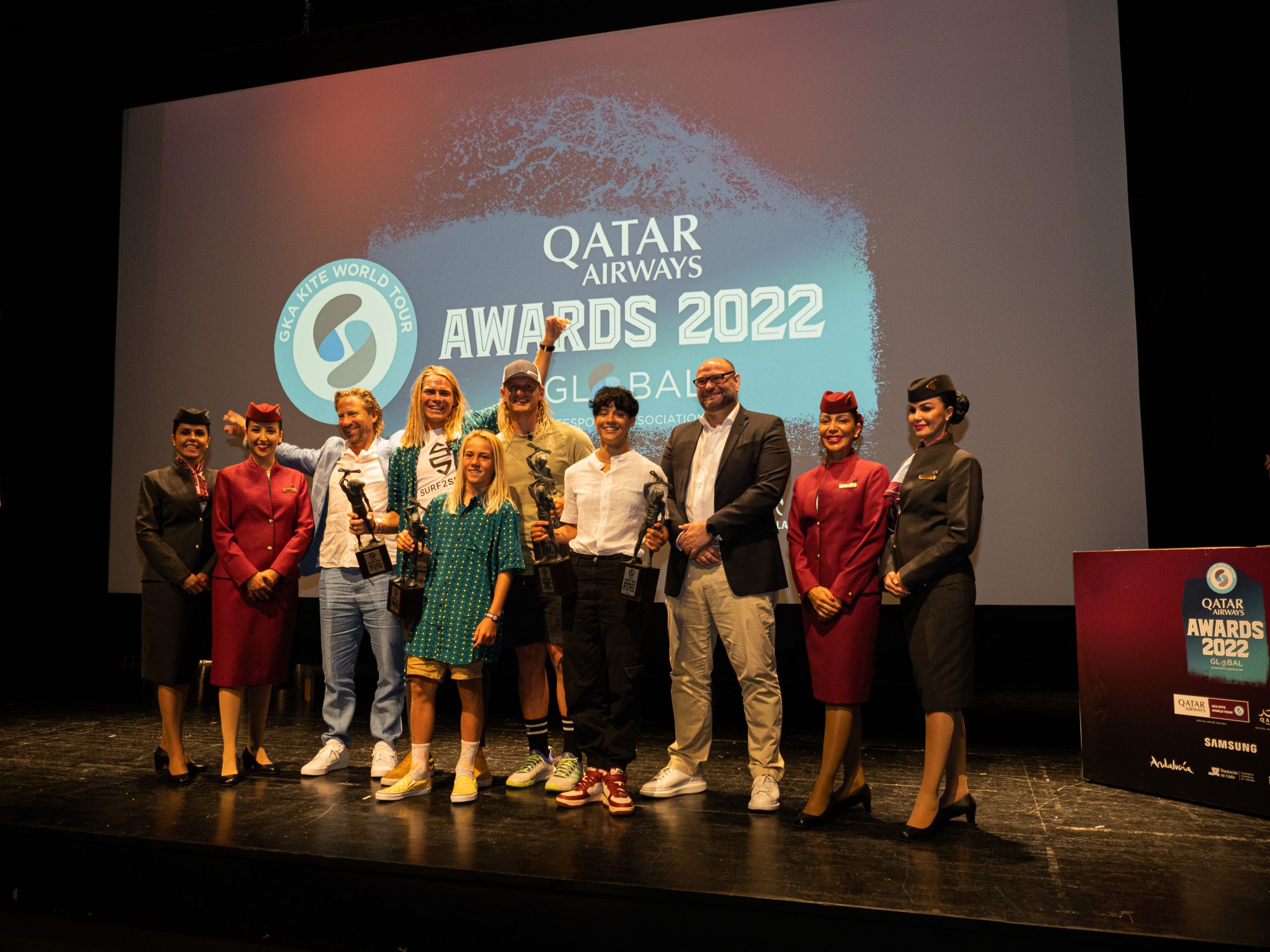 “Qatar Airways”: coroa cinco campeões mundiais de kitesurf big air no GKA Kite World Tour