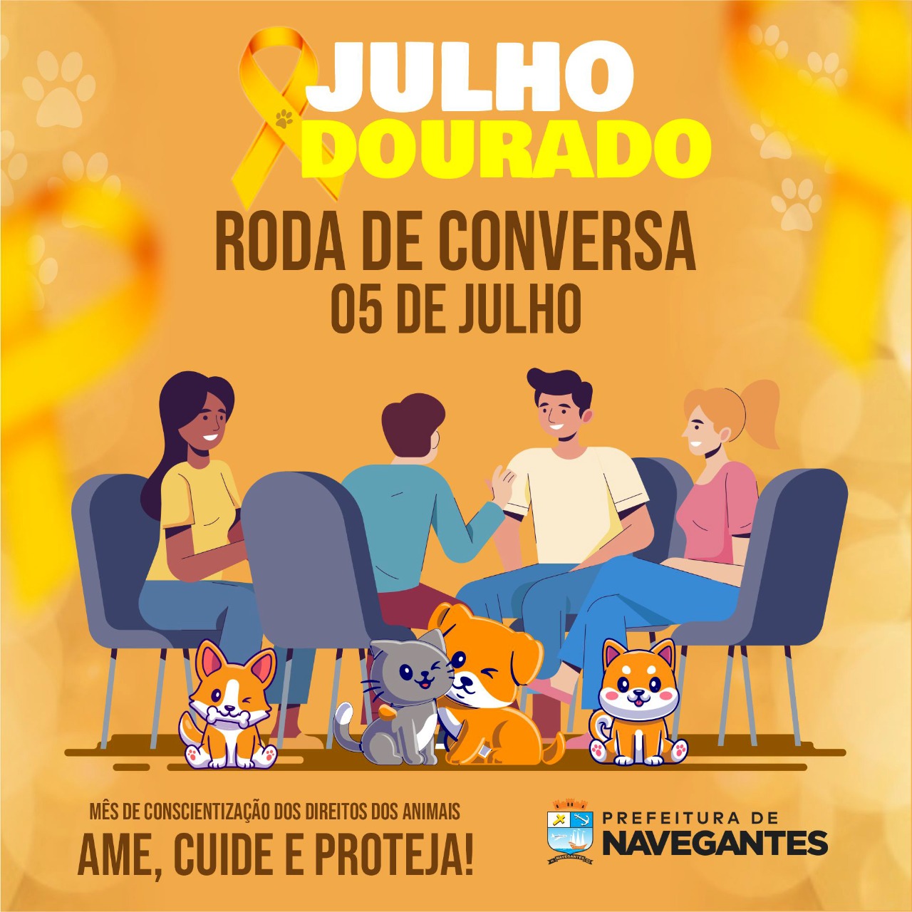 “Câmara de Vereadores de Navegantes” Roda de Conversa para protetores de animais acontece nesta terça-feira