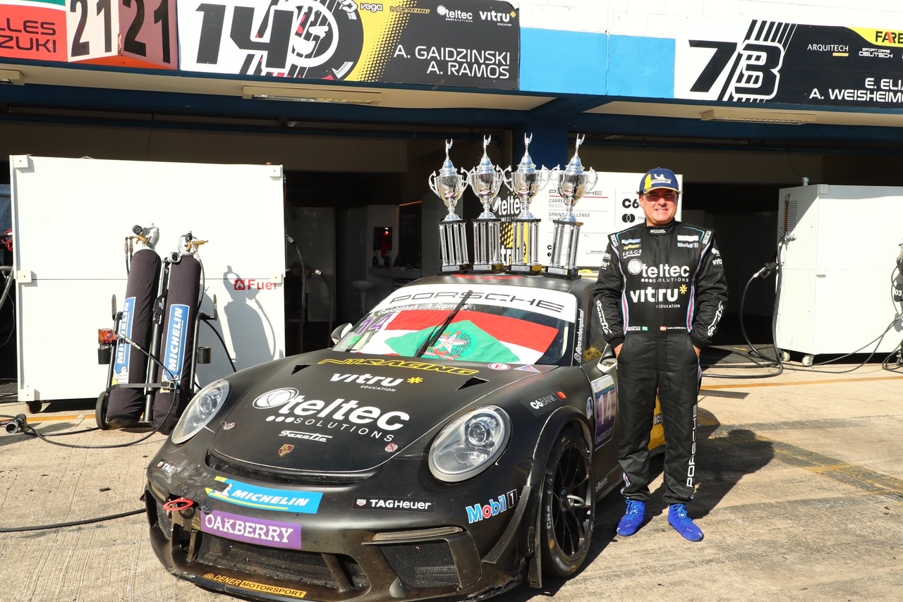 André Gaidzinski busca a vice-liderança na etapa final da Porsche Cup