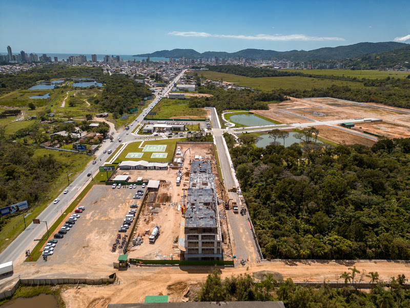 Vivapark Porto Belo tem obras avançadas e já entra em fase de pavimentação