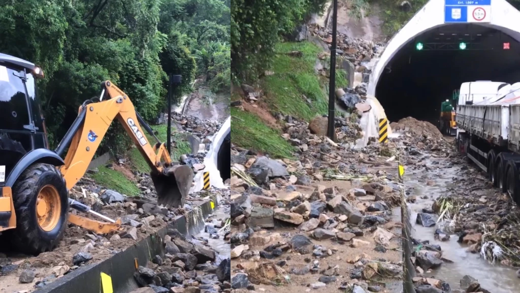Balneário Camboriú: Chuva deixa cenário de destruição no Morro do Boi nesta segunda-feira Balneário Camboriú: Chuva deixa cenário de destruição no Morro do Boi nesta segunda-feira